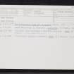 Glen Domhain, NM80NE 1, Ordnance Survey index card, Recto