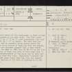 Ford, NM80SE 35, Ordnance Survey index card, page number 1, Recto