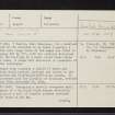 Torran, Caol Chaoruinn, NM80SE 36, Ordnance Survey index card, page number 1, Recto