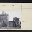 Carnassarie Castle, NM80SW 2, Ordnance Survey index card, page number 1, Recto