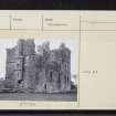 Carnassarie Castle, NM80SW 2, Ordnance Survey index card, page number 2, Verso