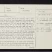 Eilean Righ, NM80SW 6, Ordnance Survey index card, page number 1, Recto