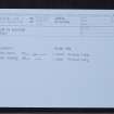Dun Na Ban-Oige, NM80SW 15, Ordnance Survey index card, Recto