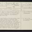 Loch A' Phearsain, NM81SE 3, Ordnance Survey index card, page number 1, Recto