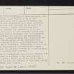 Loch A' Phearsain, NM81SE 3, Ordnance Survey index card, page number 3, Recto