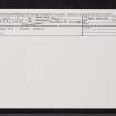 Rubh' An Tighe Loisgte, NM81SW 2, Ordnance Survey index card, Recto