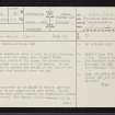 Kilmore, Dalineun, NM82NE 8, Ordnance Survey index card, page number 1, Recto