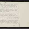 Kilmore, Dalineun, NM82NE 8, Ordnance Survey index card, page number 2, Verso