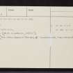 Kilmore, Dalineun, NM82NE 8, Ordnance Survey index card, page number 3, Recto