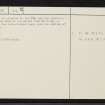 Colagin, NM82NE 32, Ordnance Survey index card, page number 2, Verso