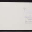 Colagin, NM82NE 32, Ordnance Survey index card, Recto