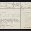 Colagin, NM82NE 32, Ordnance Survey index card, page number 1, Recto