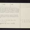 Dun Mhic Raonuill, NM82SW 6, Ordnance Survey index card, page number 3, Recto