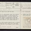 Dunan Molach, NM82SW 14, Ordnance Survey index card, page number 1, Recto