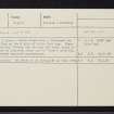 Kerrera, Oitir Mhor, NM83SW 5, Ordnance Survey index card, Recto