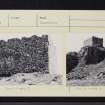 Glensanda Castle, NM84NW 1, Ordnance Survey index card, page number 2, Verso