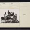 Lismore, Castle Coeffin, NM84SE 2, Ordnance Survey index card, page number 2, Verso