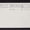Creach Bheinn, NM85NE 2, Ordnance Survey index card, Recto