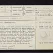 Kilmun, NM91SE 6, Ordnance Survey index card, page number 1, Recto