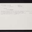 Dalavich Kirk, NM91SE 11, Ordnance Survey index card, Recto