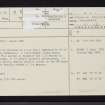 Duntanachan, NM92NE 5, Ordnance Survey index card, page number 1, Recto
