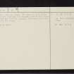 Glenamachrie, Tom Na Croise, NM92NW 9, Ordnance Survey index card, page number 2, Verso