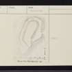 Dun Iadain, NM92SW 1, Ordnance Survey index card, Recto