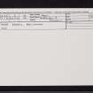 Tobar Baodan, Ardchattan, NM93NE 2, Ordnance Survey index card, Recto
