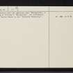 'Beregonium', Benderloch, NM93NW 31, Ordnance Survey index card, page number 2, Verso