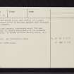 Castle Stalker, NM94NW 2, Ordnance Survey index card, page number 3, Recto