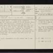 Portnacroish, NM94NW 5, Ordnance Survey index card, page number 1, Recto