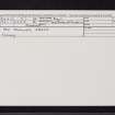 An Doirlinn, Eriska, NM94SW 7, Ordnance Survey index card, Recto