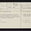 Acharra, NM95SE 3, Ordnance Survey index card, page number 1, Recto