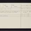 Glen Gour, NM96SE 3, Ordnance Survey index card, Recto