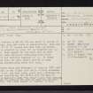 Fanans, NN02NW 5, Ordnance Survey index card, page number 1, Recto