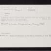 Glenure, NN04NW 3, Ordnance Survey index card, Recto