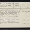 An Dunan, NN05NE 7, Ordnance Survey index card, page number 1, Recto