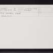 The Campbell Stone, NN06NE 1, Ordnance Survey index card, Recto