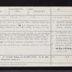 Callart House, NN06SE 1, Ordnance Survey index card, page number 1, Recto