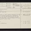 Gualachulain, NN14NW 2, Ordnance Survey index card, page number 1, Recto