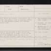 Tom Na Brataich, NN17NE 1, Ordnance Survey index card, Recto