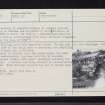 Fort William, Fort And Governor's House, NN17SW 1, Ordnance Survey index card, page number 3, Recto