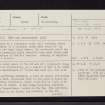 Carn Nan Druidhneach, NN28NW 1, Ordnance Survey index card, page number 1, Recto