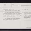Maol Ruadh, NN28SE 1, Ordnance Survey index card, Recto