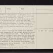 Killiechonate, NN28SW 4, Ordnance Survey index card, page number 2, Verso