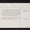 Beinn Bhreac, NN29NW 1, Ordnance Survey index card, Recto