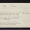 Rath Fhinn, NN39NW 1, Ordnance Survey index card, page number 1, Recto