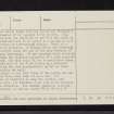 Rath Fhinn, NN39NW 1, Ordnance Survey index card, page number 3, Recto