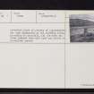 Clach Chatail, NN49NE 1, Ordnance Survey index card, Verso