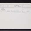 Portend, NN50SE 7, Ordnance Survey index card, Recto